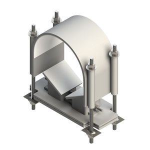 WCL-1-T-ST ThermaGlide Low Friction Anti-Vibration Wedge Clamp