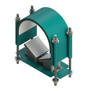 WDCL-1-HT-T DamperX Low Friction Wedge Clamp