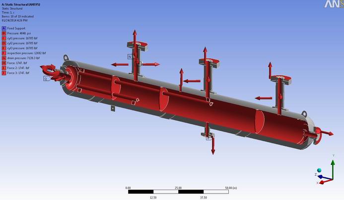 Vessel internal stress calculation (M8)